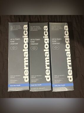 Bundle of 3 New in Box - Dermologica Oil to Foam Total Cleanser